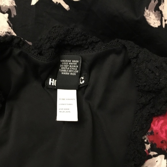 Hot Topic Pinup Rockabilly Rose Corset Dress Size SM - Picture 9 of 13